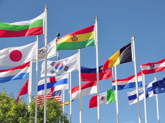 Státní tištěné vlajky světa